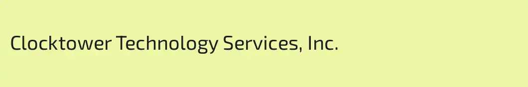 Clocktower Technology Services, Inc.